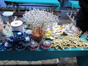 Vystoupení  dětí při rozsvícení stromu na Vlkavě, jarmark